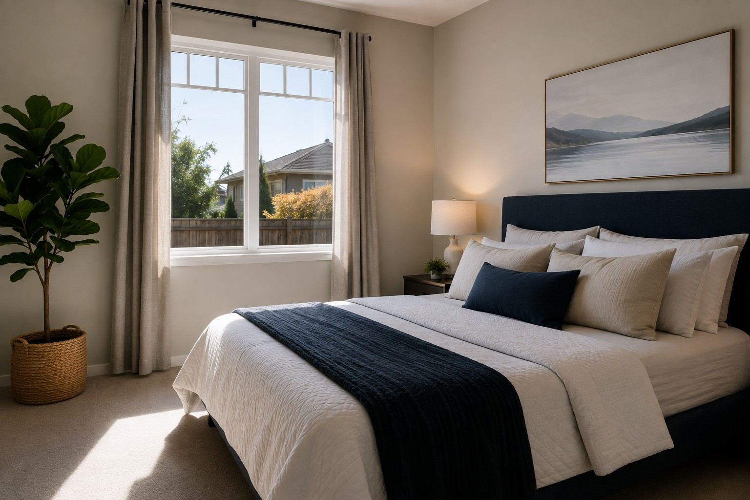 Spotless residential bedroom after a Rekaofela clean